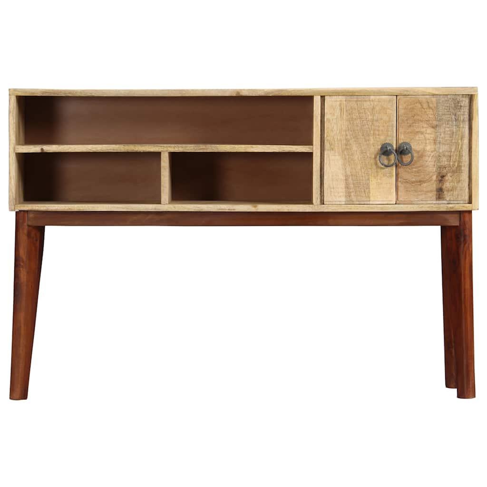 Voir la diapositive 4 : VIDAXL Table console 115x30x76 cm Bois de manguier massif brut