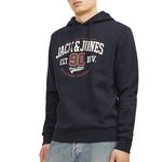 Jack & Jones Sweat  Homme Jack & Jones Logo. Coloris disponibles : Bleu
