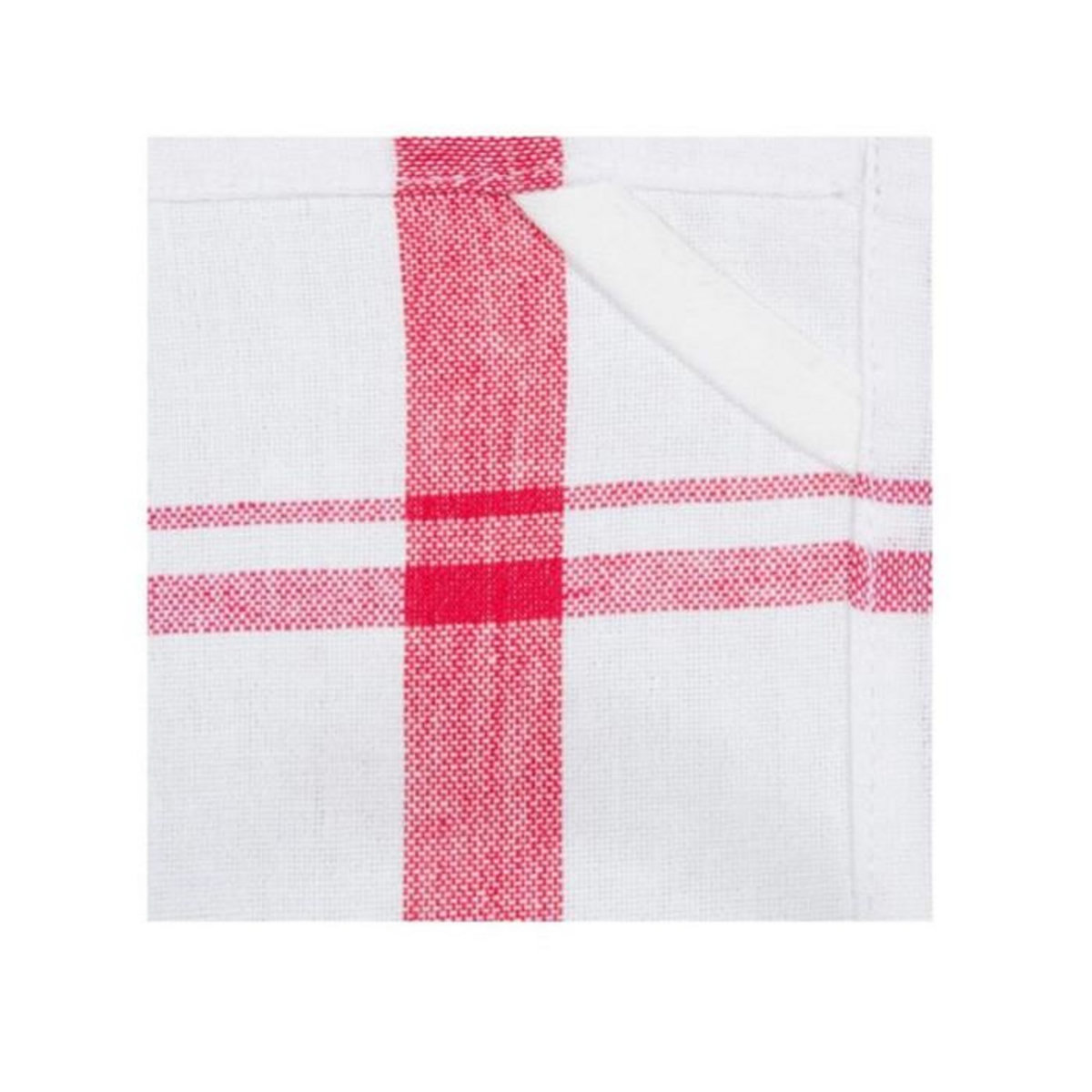 ATMOSPHERA Lot de 2 Torchons de Cuisine  Traditionnel  70cm Rouge