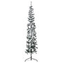 Voir la diapositive 1 : VIDAXL Demi sapin de Noël artificiel mince avec neige floquee 180 cm