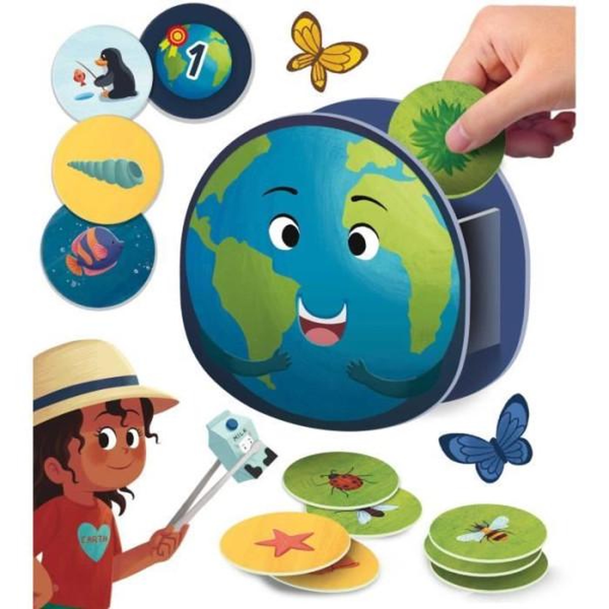 Voir la diapositive 3 : LISCIANI GIOCHI Ensemble pour la planete - Jeu de Plateau - LIFE SKILLS - Plateau illustré