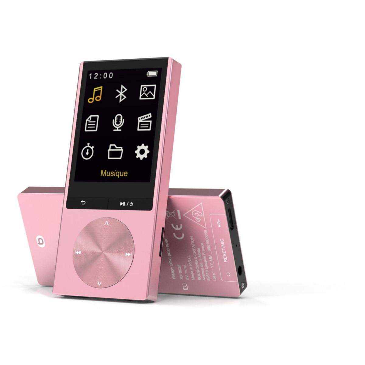 ESSENTIEL B Lecteur MP4 Enjoy BT-C 8Go Rose