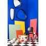 Voir la diapositive 3 : Paris Prix Coussin Design Abstrait  Pop Art  50x50cm Multicolore