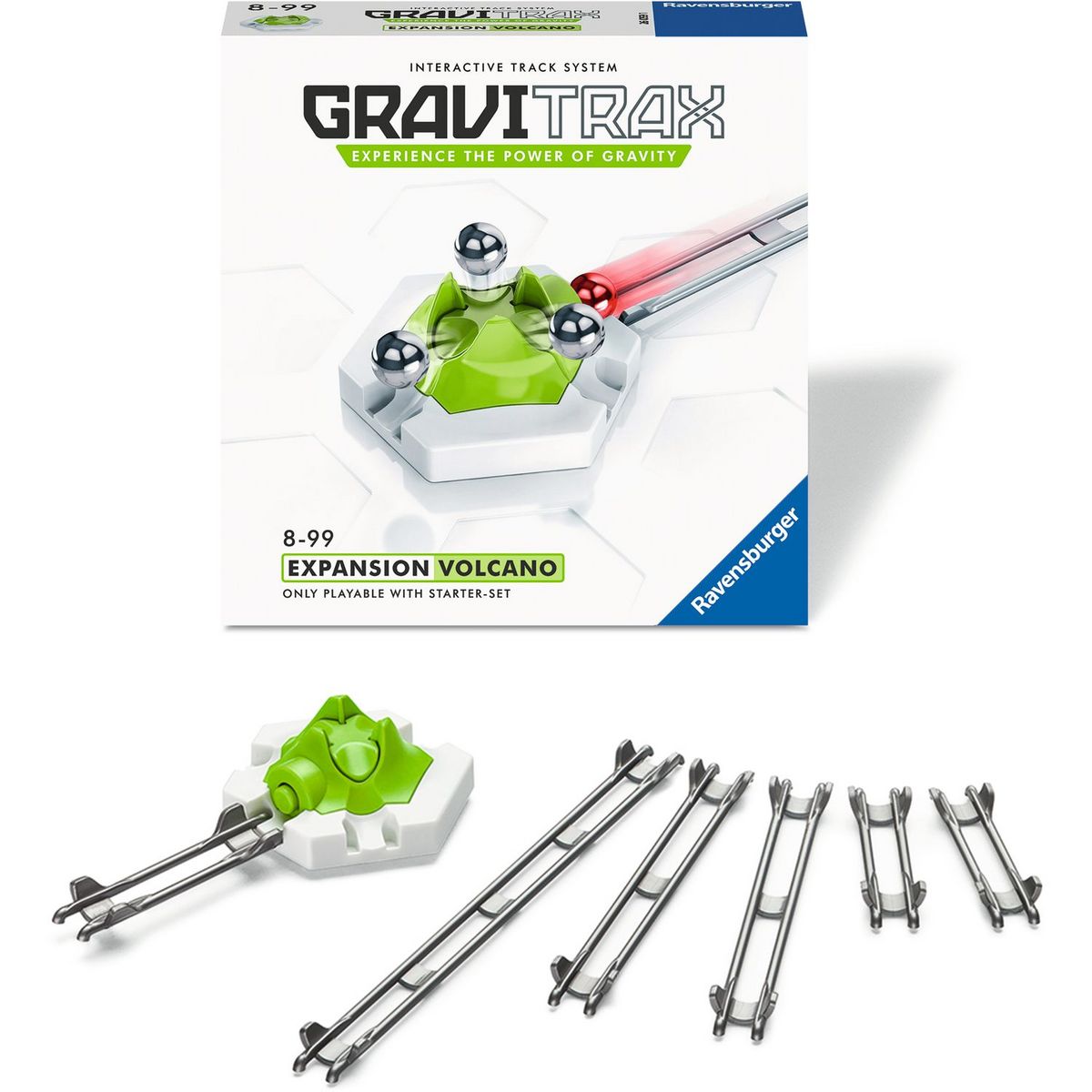 RAVENSBURGER Jeu de construction GraviTrax - Bloc d'action Volcano