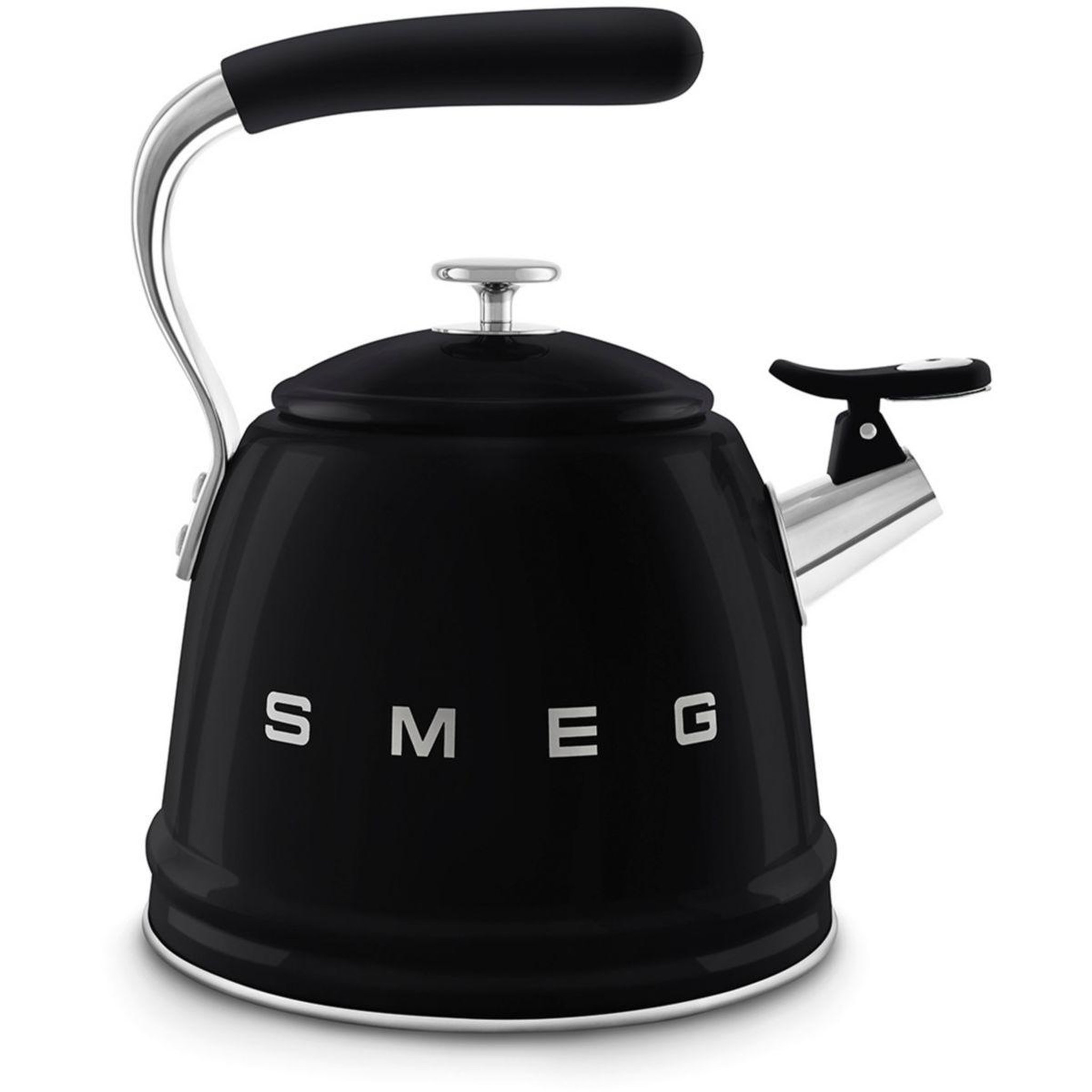 Voir la diapositive 3 : SMEG Bouilloire sifflante 2.3l noir