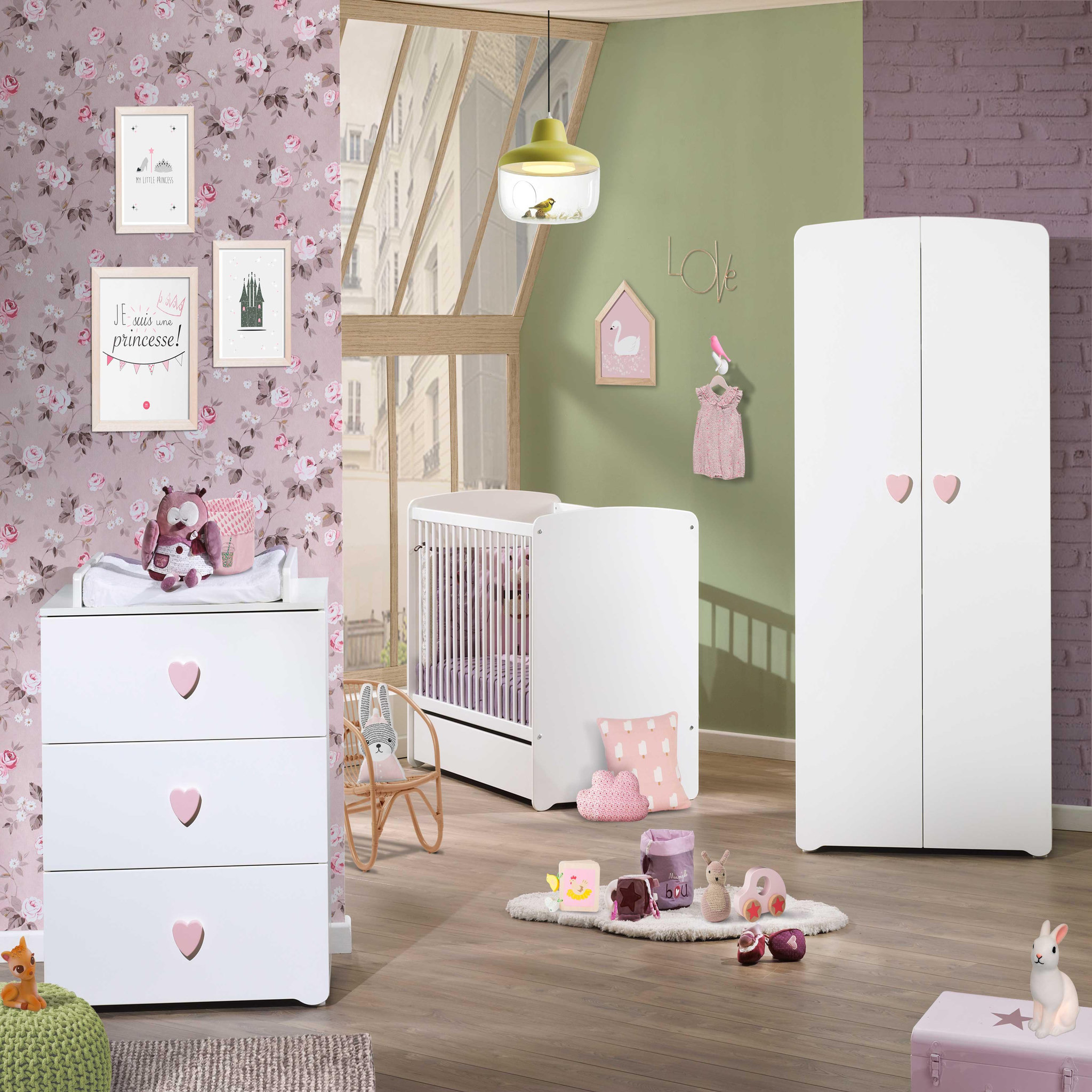 Voir la diapositive 4 : BABY PRICE Lit bébé 60x120 cm NEW BASIC