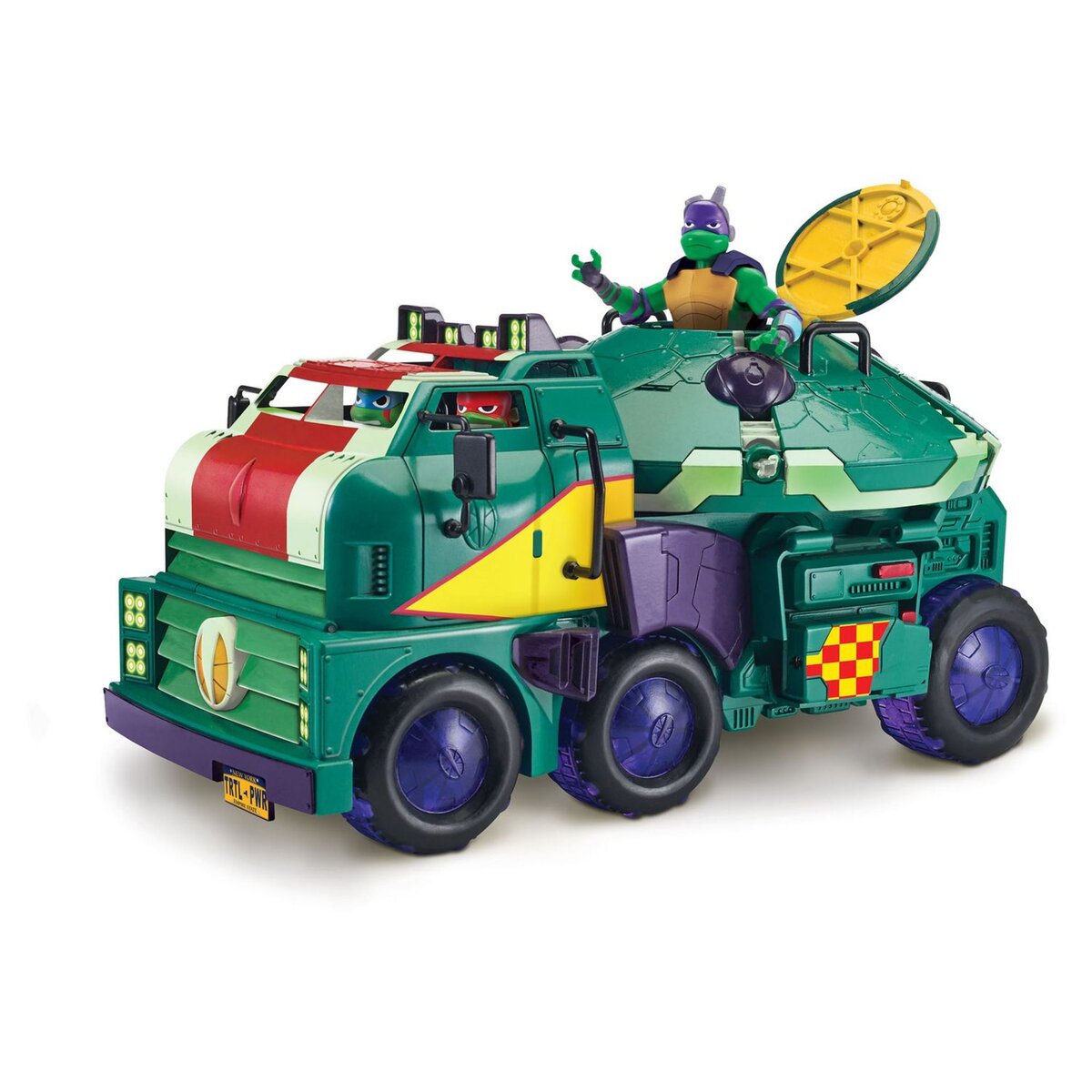 MEGABLOKS Camion de combat et ses 3 figurines - Tortues Ninja pas cher 