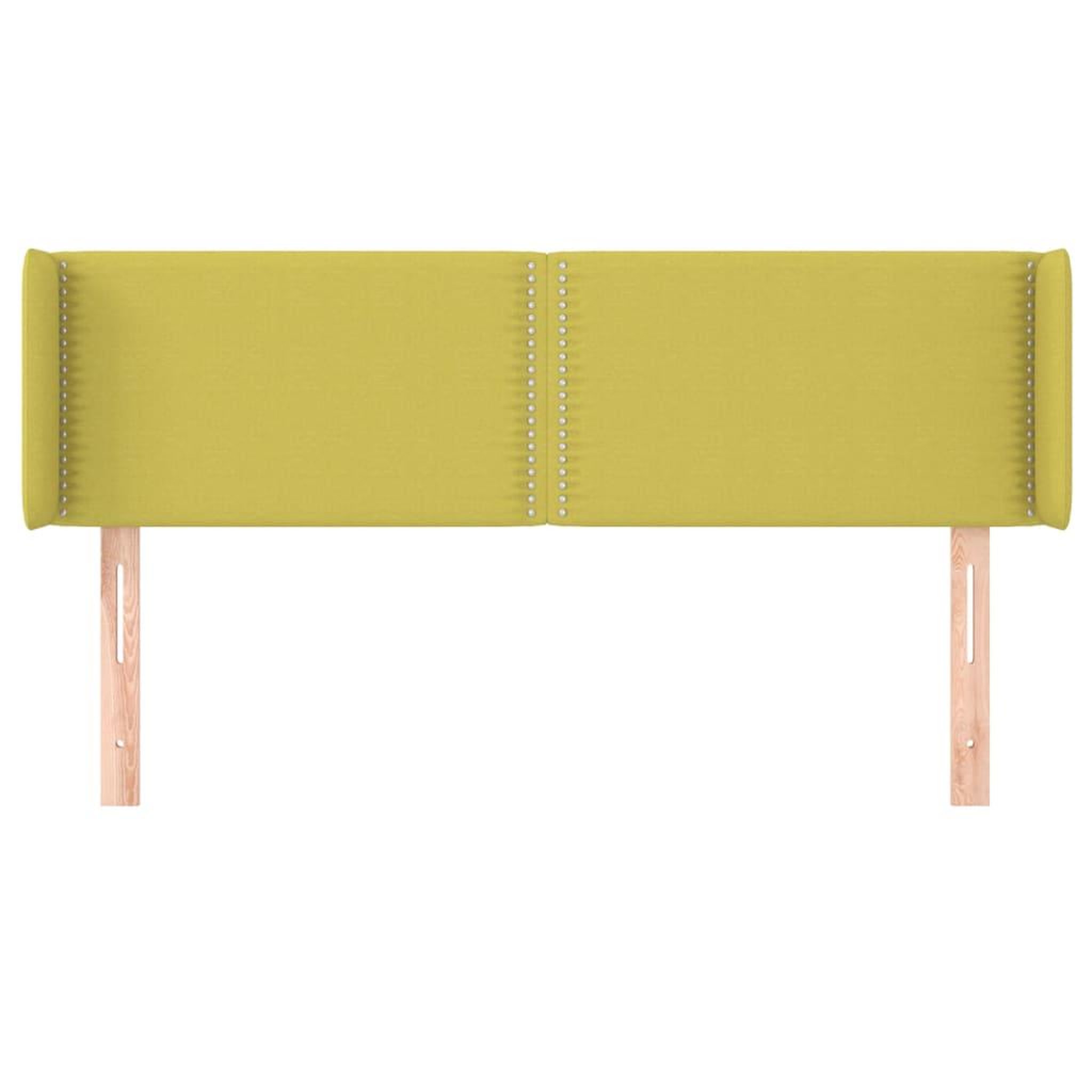 Voir la diapositive 3 : VIDAXL Tete de lit avec oreilles Vert 147x16x78/88 cm Tissu