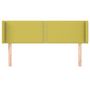 Voir la diapositive 3 : VIDAXL Tete de lit avec oreilles Vert 147x16x78/88 cm Tissu