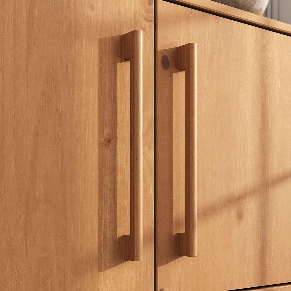 IDIMEX Buffet TECCA L 170 cm 3 portes en bois massif