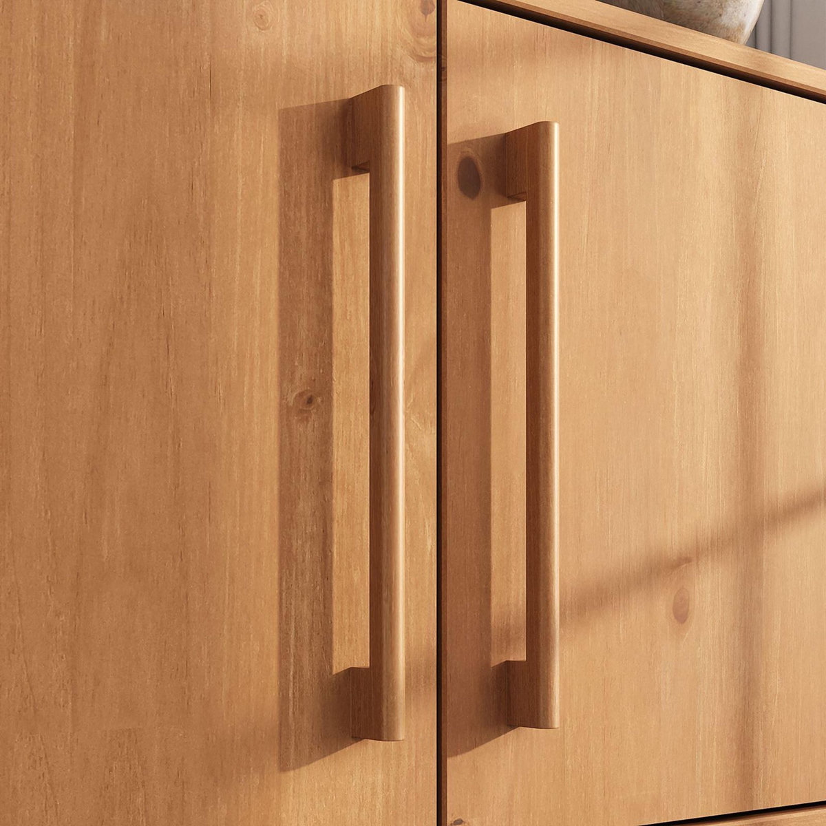IDIMEX Buffet TECCA L 170 cm 3 portes en bois massif