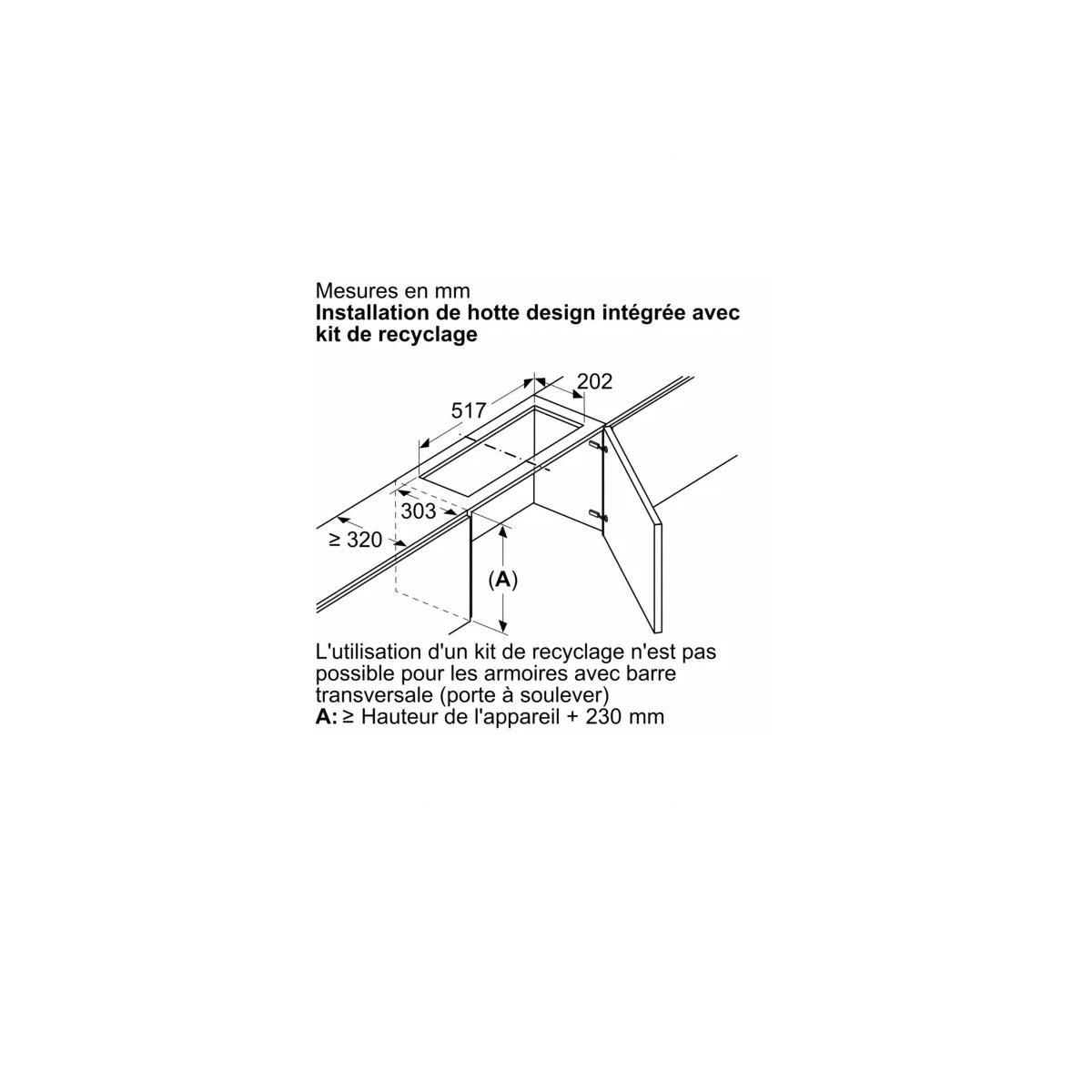 Neff Kit de recyclage pour hotte - Z51IXC1X6
