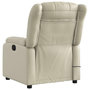 Voir la diapositive 5 : VIDAXL Fauteuil inclinable de massage Creme Similicuir