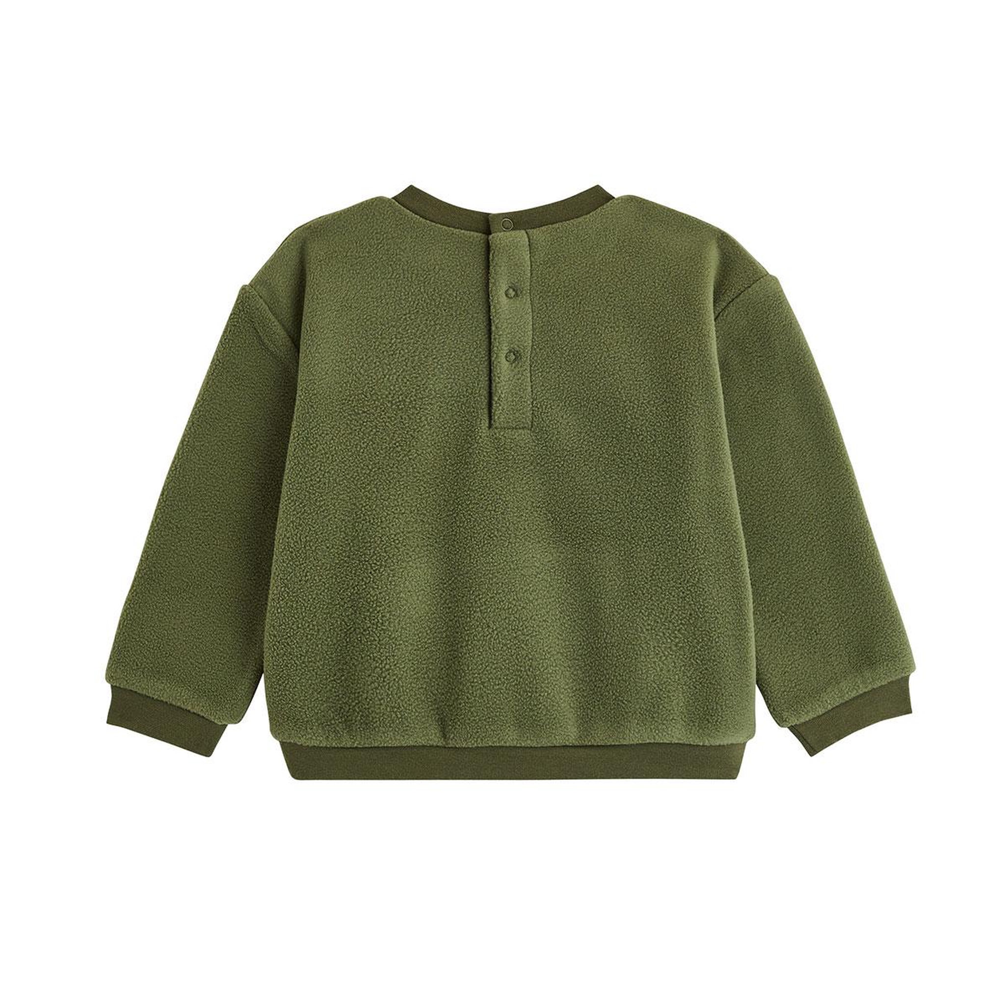 Voir la diapositive 4 : PETIT BEGUIN Pyjama enfant 2 pièces en polaire pistache