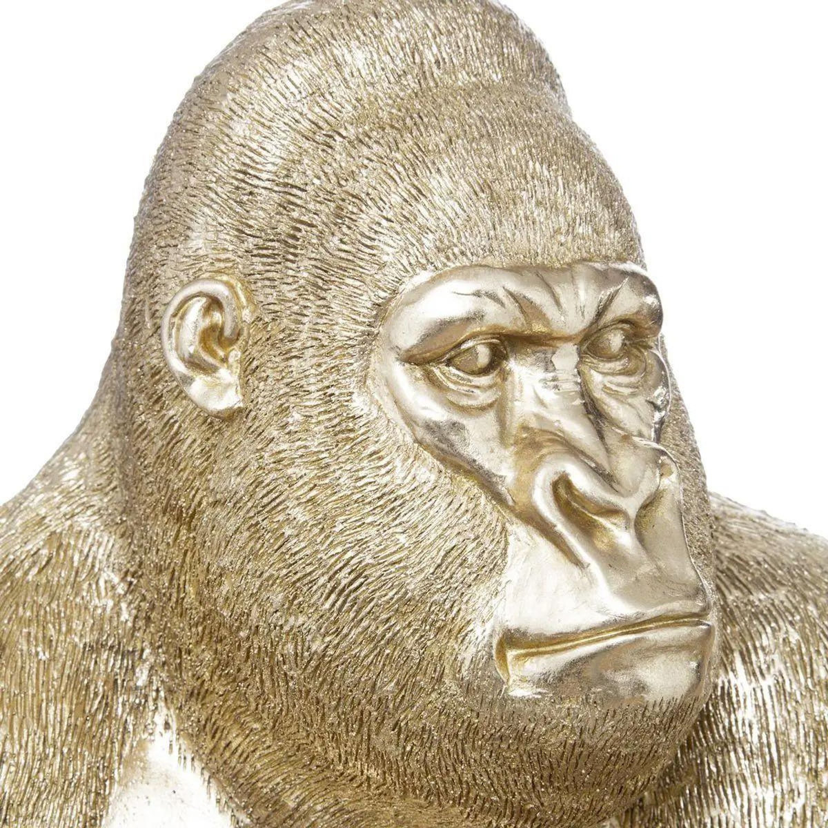 ATMOSPHERA Statuette Déco  Gorille Assis  61cm Or