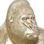 Voir la diapositive 2 : ATMOSPHERA Statuette Déco  Gorille Assis  61cm Or