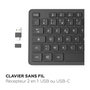 Voir la diapositive 2 : Mobility Lab Clavier sans fil - MOBILITY LAB - Premium - AZERTY - Noir