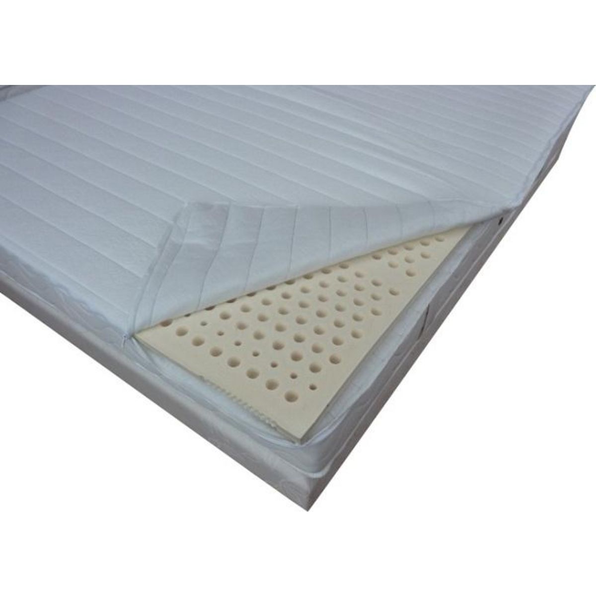 Surmatelas 3 zones 100% latex 160 x 200 cm