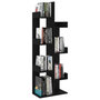 Voir la diapositive 4 : VIDAXL Bibliotheque Noir 48x25,5x140 cm Bois d'ingenierie