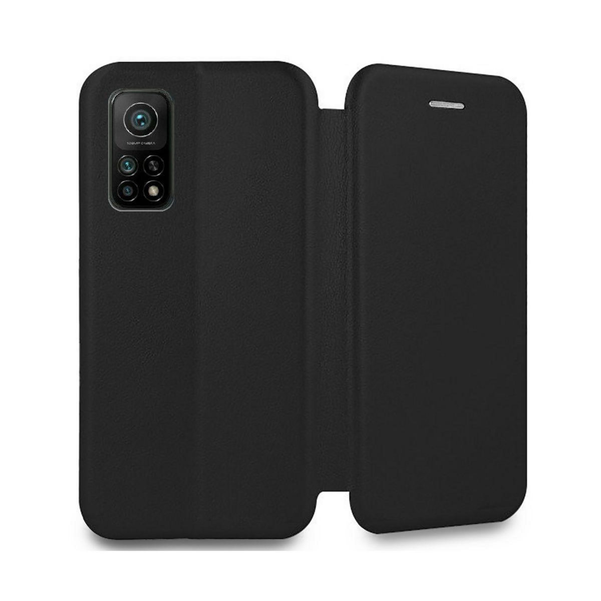 IBROZ Etui Xiaomi Mi 10T Pro Cuir noir