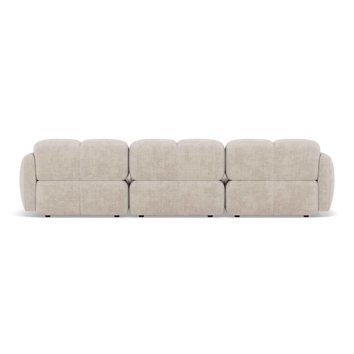 LISA DESIGN Grace - canapé modulable 3 places en velours texturé