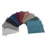 Voir la diapositive 1 : ACTUEL Lot de 2 gants de toilette unis en coton 500 g/m²