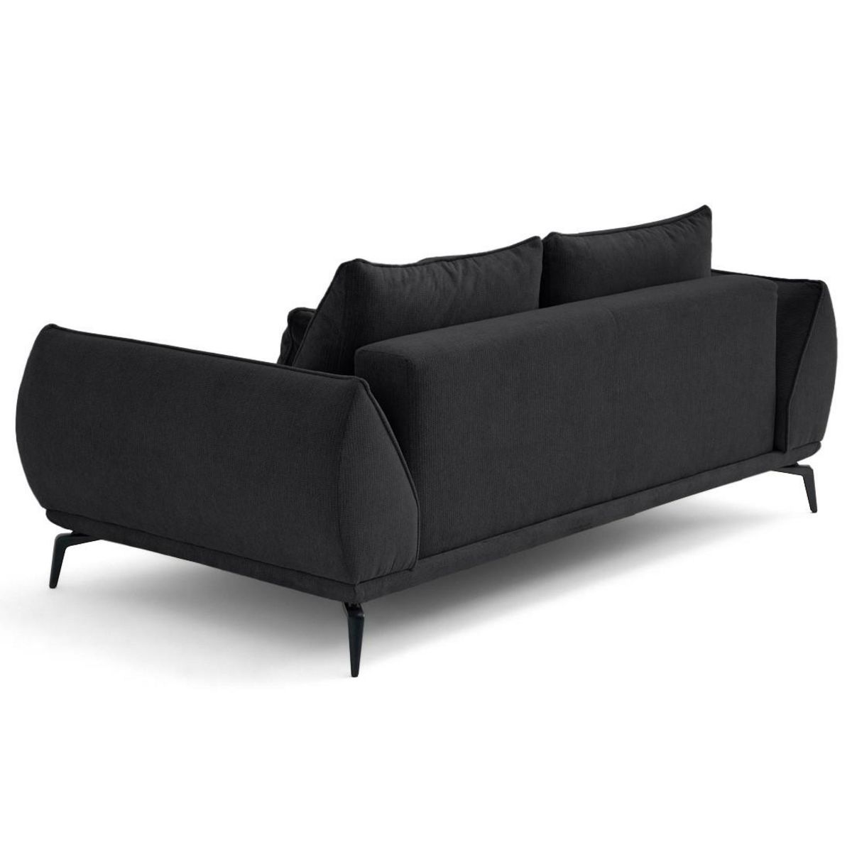 LISA DESIGN Arica - canapé droit 2 places en tissu texturé