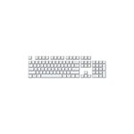 GLORIOUS PC GAMING RACE Capuchons de Clavier Gaming Glorious ABS Blanc avec Légendes Transparentes