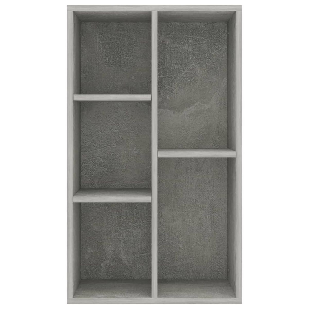 VIDAXL Bibliotheque/Buffet Gris beton 50x25x80 cm Bois d'ingenierie