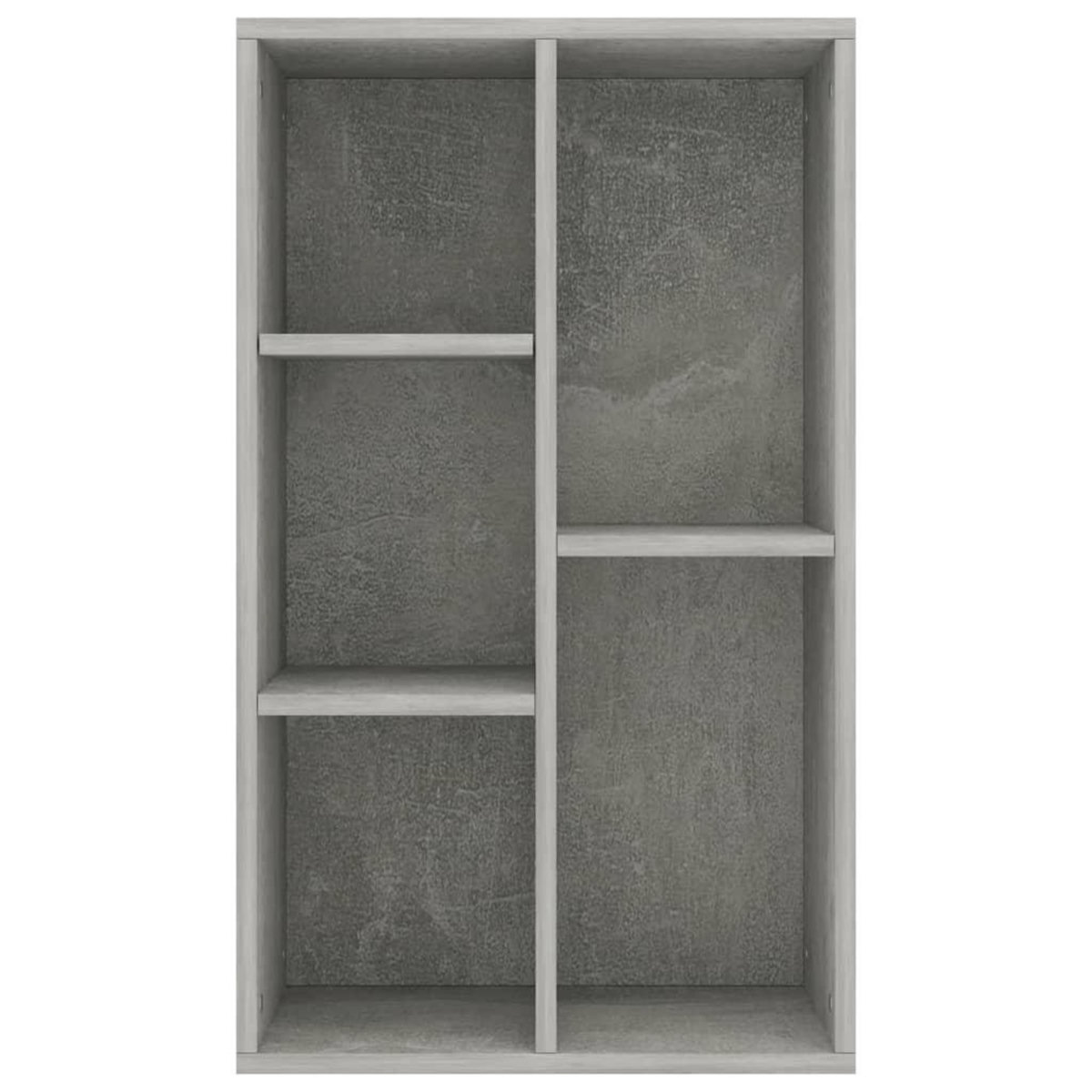 VIDAXL Bibliotheque/Buffet Gris beton 50x25x80 cm Bois d'ingenierie