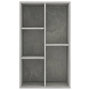 Voir la diapositive 4 : VIDAXL Bibliotheque/Buffet Gris beton 50x25x80 cm Bois d'ingenierie