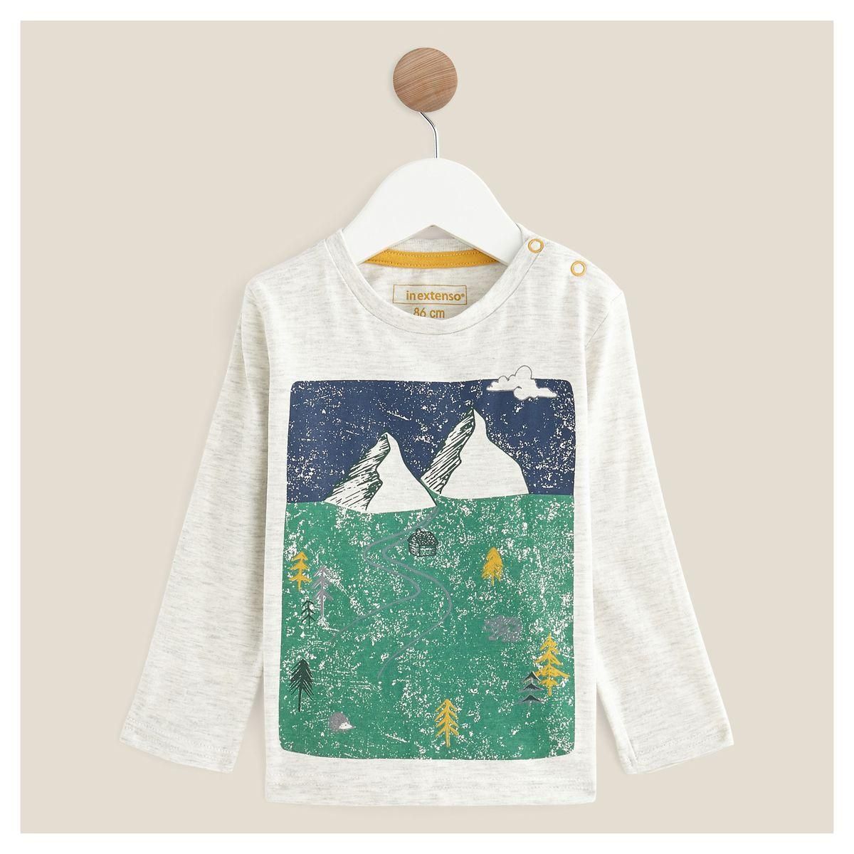 IN EXTENSO Ensemble t-shirt manches longues + cardigan