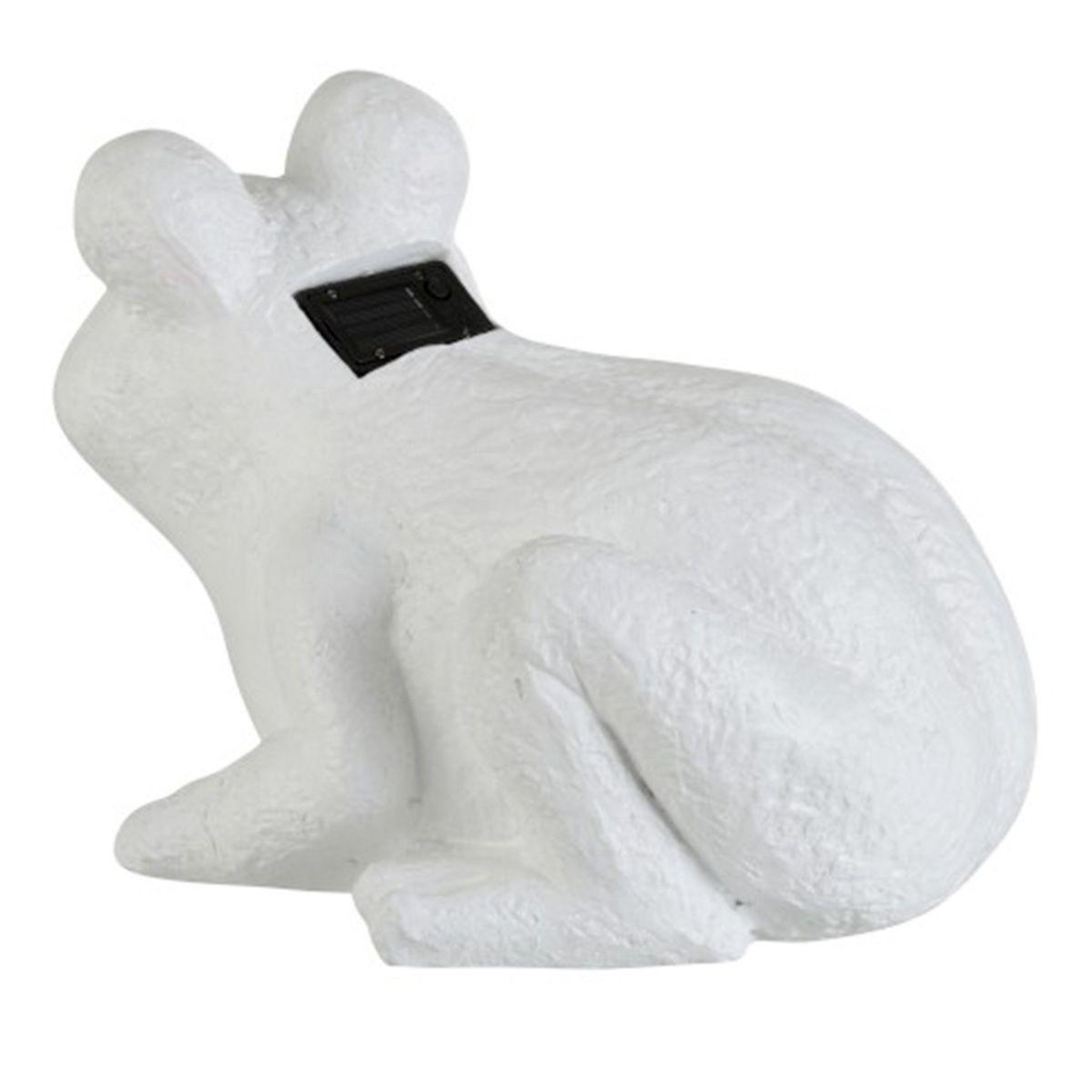 Voir la diapositive 2 : J-LINE Statuette Déco  Grenouille Assise  37cm Blanc