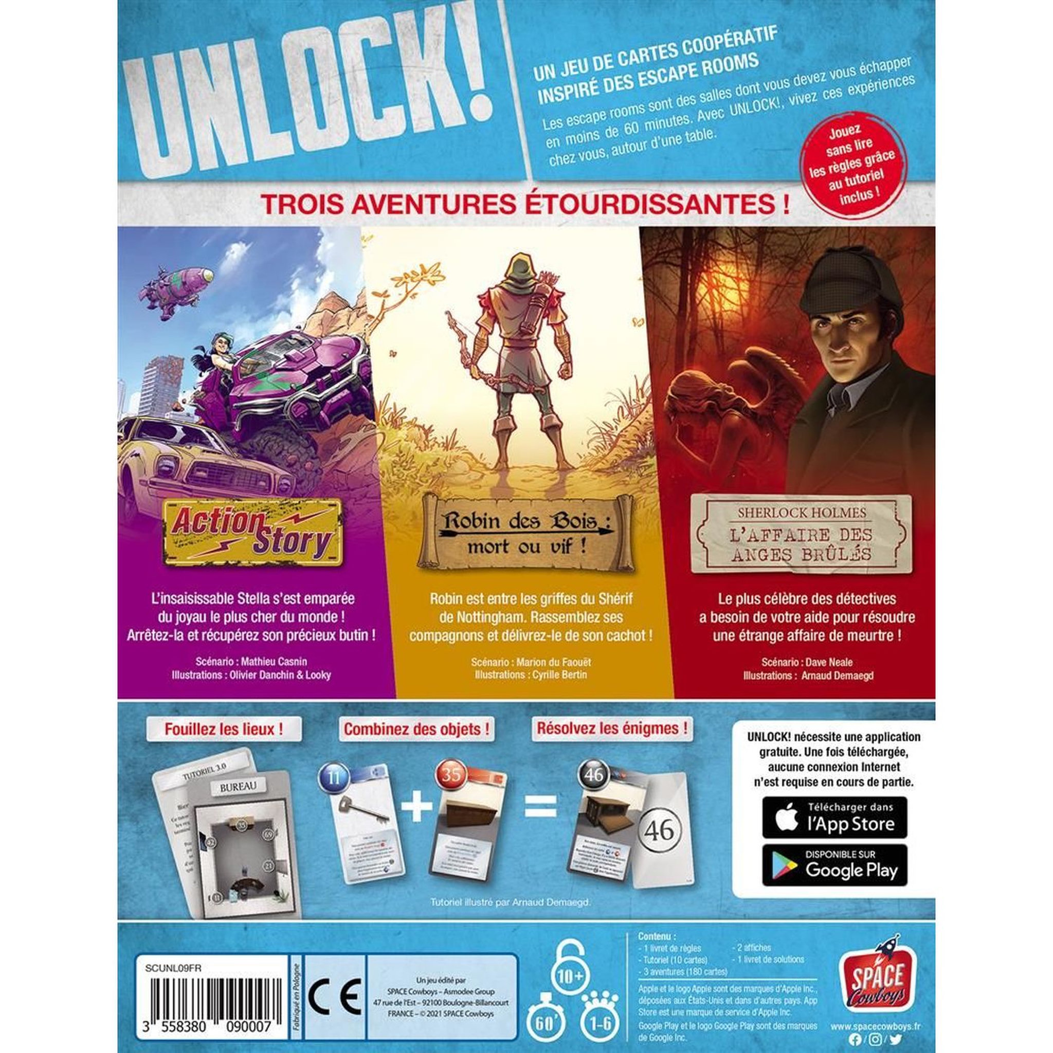 Voir la diapositive 7 : ASMODEE Jeu Unlock Legendary Adventure
