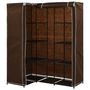 Voir la diapositive 2 : VIDAXL Garde-robe d'angle Marron 130x87x169 cm