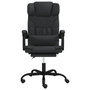 Voir la diapositive 3 : VIDAXL Fauteuil inclinable de bureau Noir Similicuir