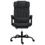 Voir la diapositive 3 : VIDAXL Fauteuil inclinable de bureau Noir Similicuir