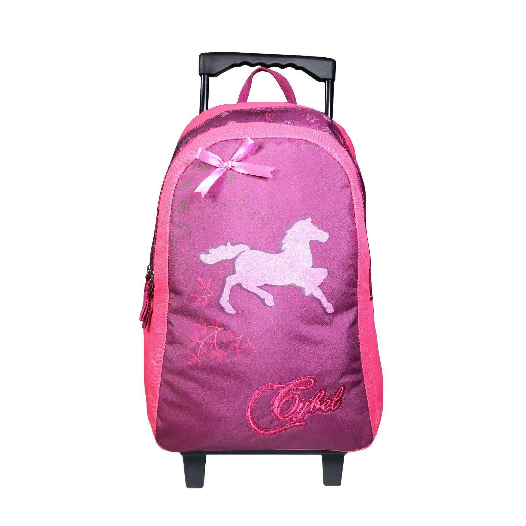 Bagtrotter BAGTROTTER Sac à dos à roulettes Cybel Cheval Violet