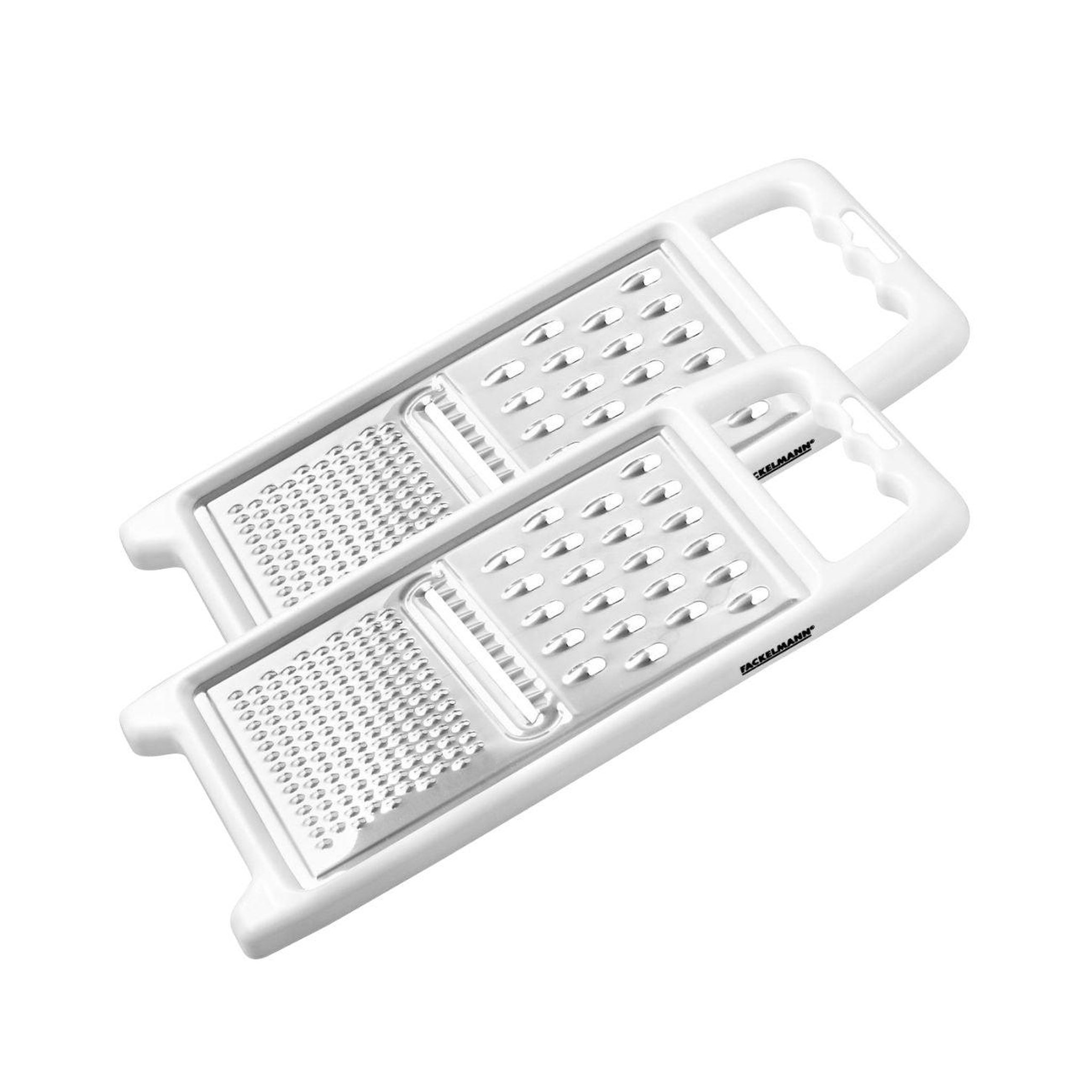 Fackelmann Set de 2 râpes en inox fackelmann handmade tradition