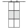 Voir la diapositive 2 : VIDAXL Porte coulissante avec kit de quincaillerie noir 90x205 cm