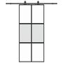 Voir la diapositive 2 : VIDAXL Porte coulissante avec kit de quincaillerie noir 90x205 cm