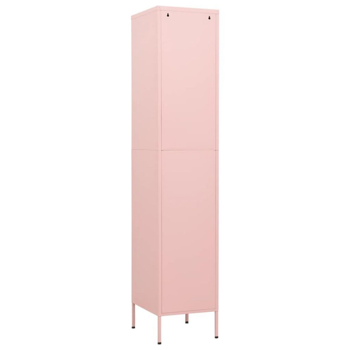 VIDAXL Armoire a casiers Rose 35x46x180 cm Acier