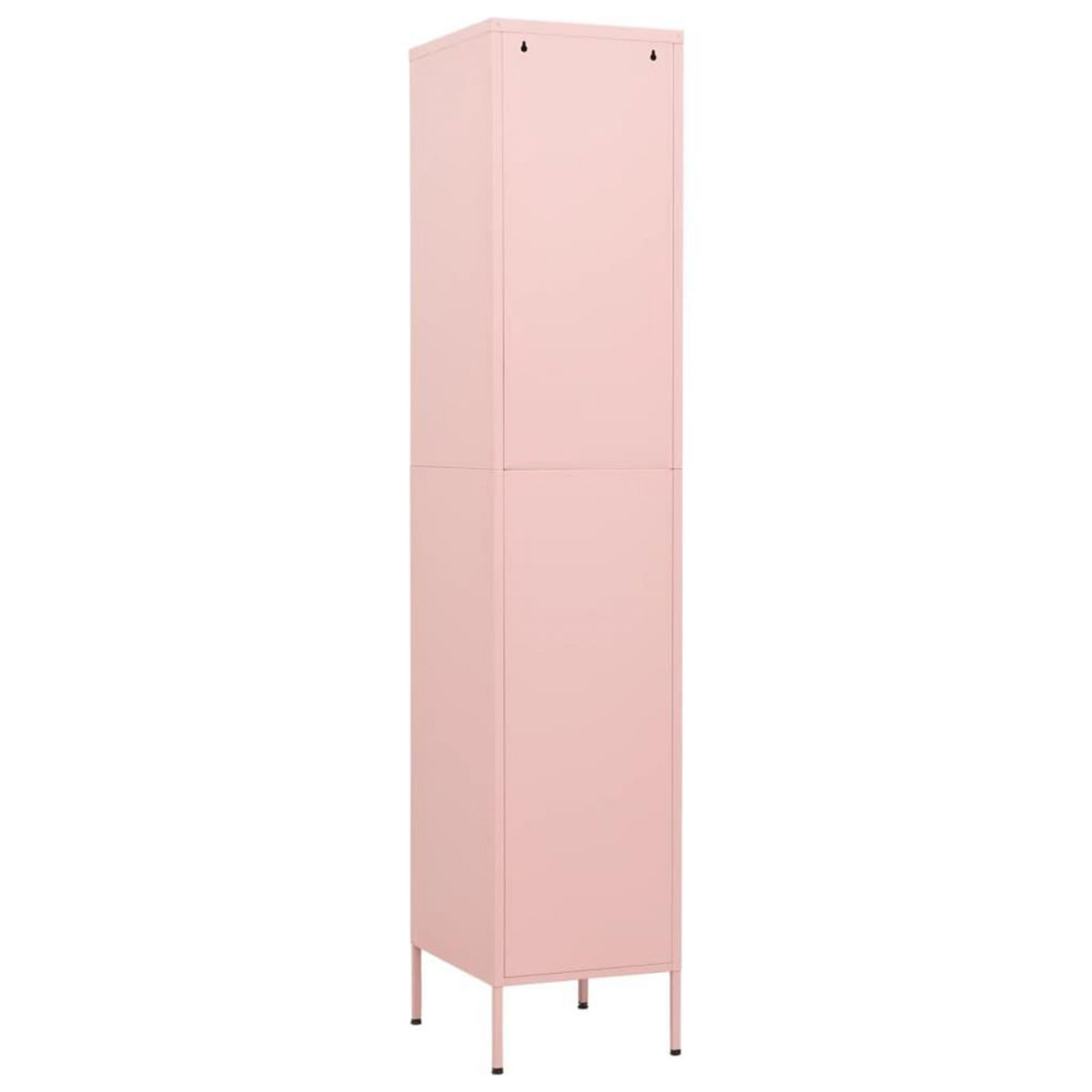 VIDAXL Armoire a casiers Rose 35x46x180 cm Acier