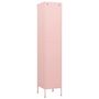 Voir la diapositive 5 : VIDAXL Armoire a casiers Rose 35x46x180 cm Acier