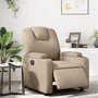 Voir la diapositive 1 : VIDAXL Fauteuil inclinable electrique Cappuccino Similicuir