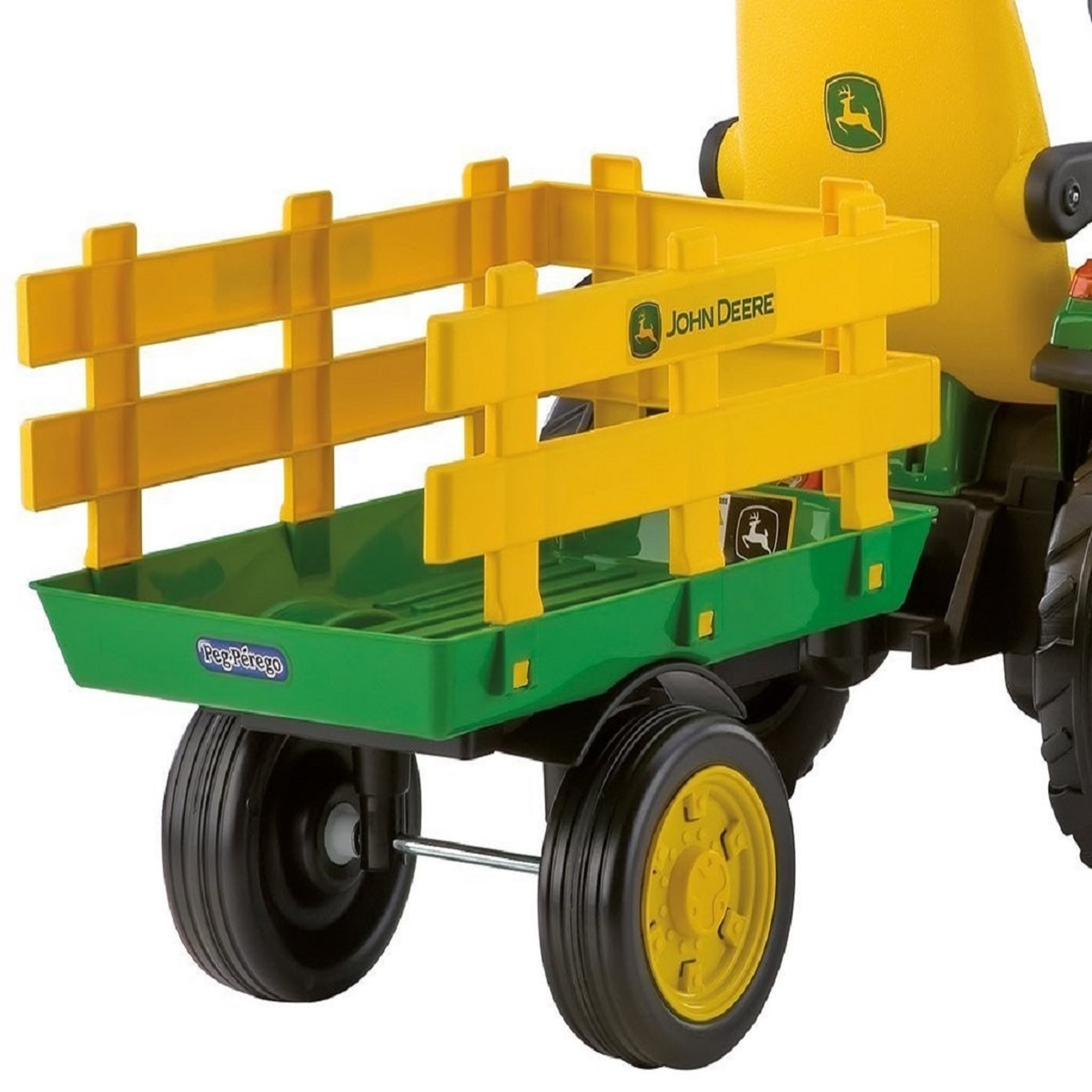 Voir la diapositive 4 : PEG PEREGO Tracteur Ground Force John Deere + remorque 