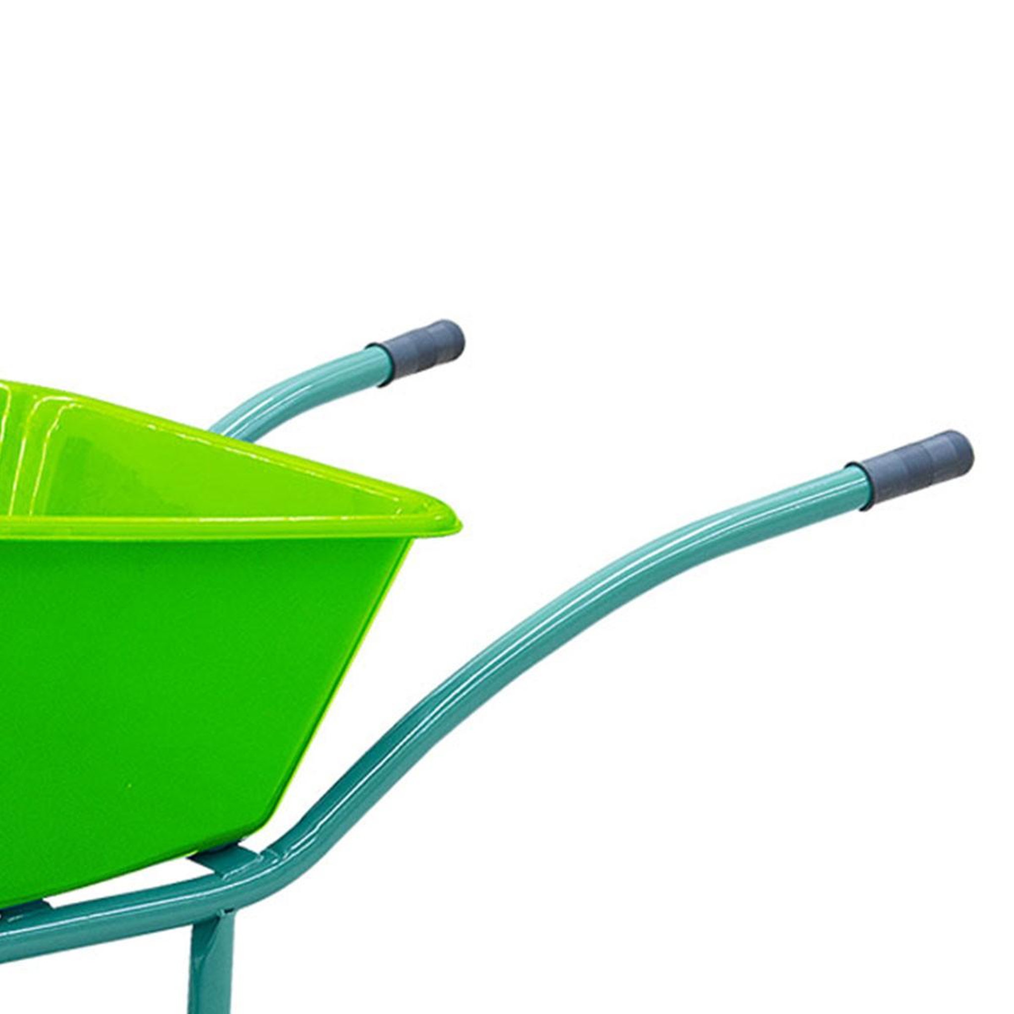Voir la diapositive 4 : VITO Brouette de jardin à roue gonflée 37cm Polyvalente avec cuve PVC 100Litres VITO
