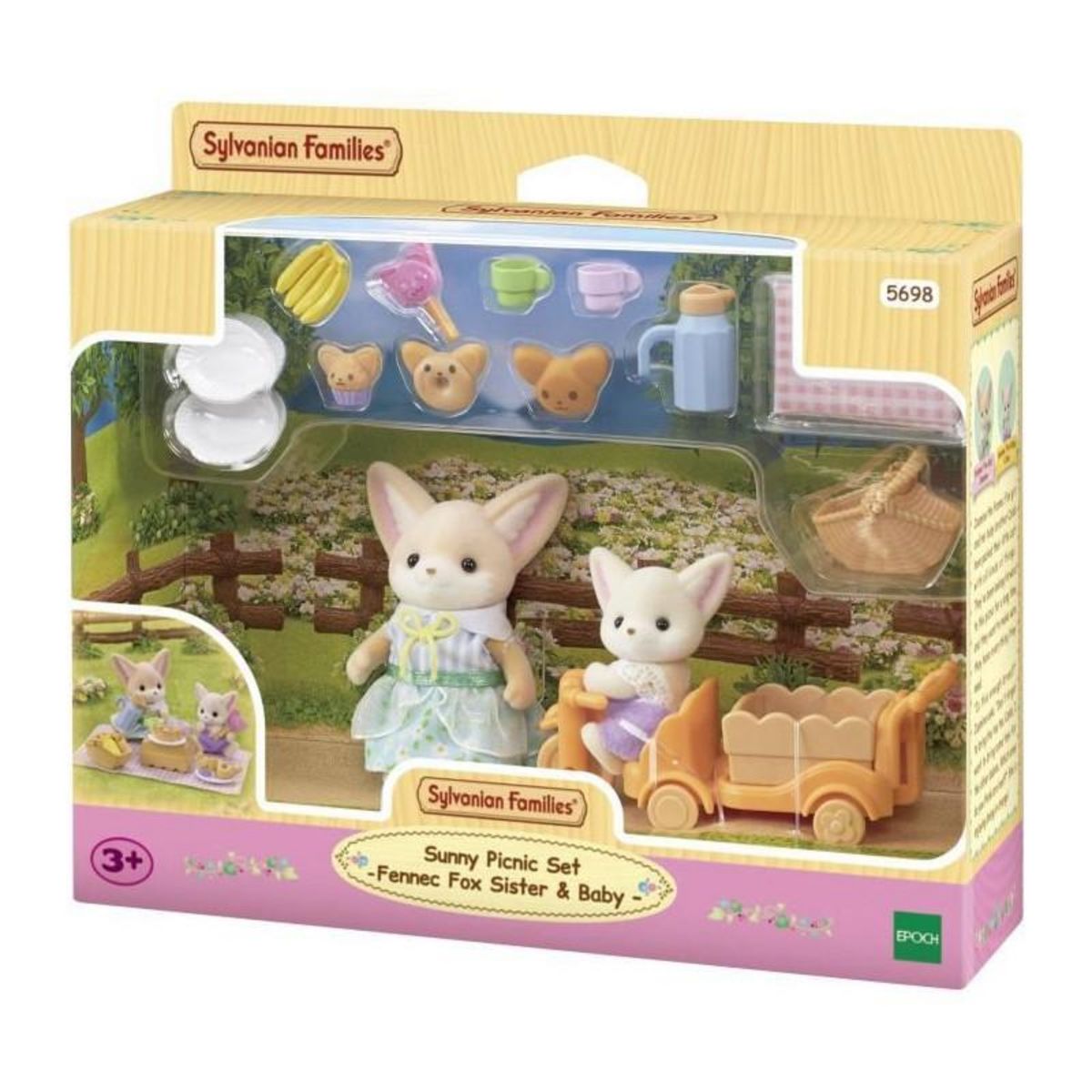 Sylvanian Families Le set de pique-nique des freres et soeurs Fennec - SYLVANIAN FAMILIES
