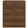 Voir la diapositive 4 : VIDAXL Buffet avec 4 tiroirs 60x30,5x71 cm Chêne marron