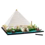 LEGO Architecture 21058 La grande Pyramide de GIZEH, Loisir Créatif Maquette à Construire, Monument du Monde et Accessoire de Décoration d'Intérieur
